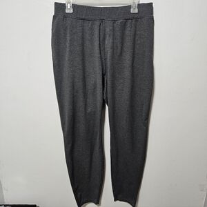 Myles Apparel Mens Lightweight Spandex Joggers Heather Grey Size Large B13